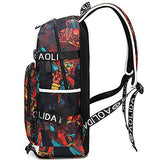 School Backpack for Teen Boys, Hey Yoo 2019 New Waterproof Bookbag School Bag Laptop Casual Backpack for Boys School (red)