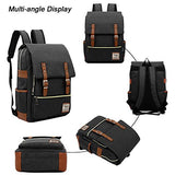 Unisex Professional Slim Business Laptop Backpack, Feskin Fashion Casual Durable Travel Rucksack