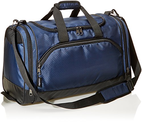 Amazonbasics Sports Duffel - Medium, Navy Blue
