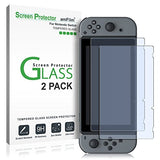 amFilm Tempered Glass Screen Protector for Nintendo Switch 2017 (2-Pack)