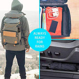 Compact Folding Travel Umbrella Windproof Waterproof,Winter,Auto Open Close Umbrella 45 Inch,Icy