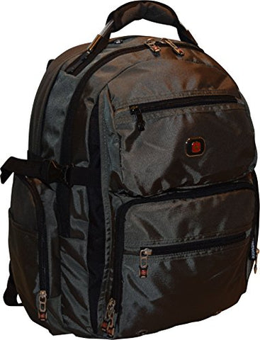 Swissgear Breaker 16" Laptop Backpack Travel School Bag Dark Olive
