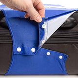 American Tourister Luggage Cover - Cobalt Blue World Map Fits 24 To 27 Suitcase