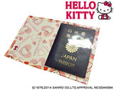 Hello Kitty Passport Cover Rem Heart (Black)