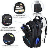 Kuprine Extra Large Business Travel Laptop Backpack 17 Inch Women Men, Water Resistant College