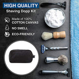 Punisher Skull Canvas Shower Kit Travel Toiletry Bag Case, Black & White