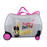 Nickelodeon JoJo Siwa - Carry On Luggage Kids Ride-On Suitcase