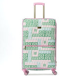 Macbeth Women'S Prepset 28In Rolling Luggage Suitcase Pink, Green