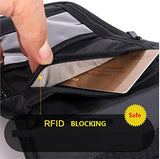 Big Mango Multipurpose Travel Wallet Passport Holder & Neck Stash Pouch With Rfid Blocking For