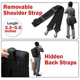 SANWA 15.6 inch Laptop Briefcase- Large Capacity Messenger Bag, Security Dial Lock, Expandable,