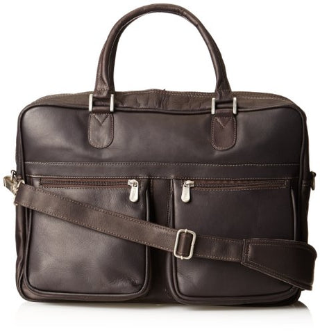 Piel Leather Checkpoint Friendly Brief Overnighter, Chocolate, One Size