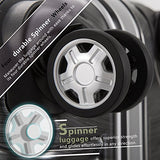 Coolife Luggage Aluminium Frame Suitcase 3 Piece Set With Tsa Lock 100%Pc (L(28In), Blue)