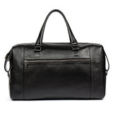 BOSTANTEN Genuine Leather Duffel Travel Weekender Overnight Bag Gym Sports Tote Duffle Bags for Men