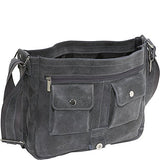 David King & Co. North South Laptop Messenger, Tan, One Size