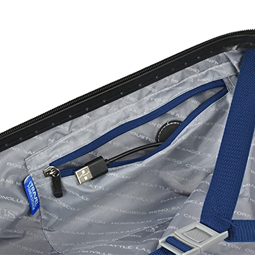 U.S. Traveler Boren Polycarbonate Hardside Rugged Travel Suitcase Luggage Wit 2411727 U.S. Traveler Boren Polycarbonate Hardside Rugged Travel Suitcase Luggage Wit 2411727