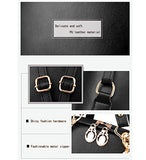 Bag Wizard Oasd Women'S Backpack Leather Multi Way Girls School Cartoon Pendant, Black