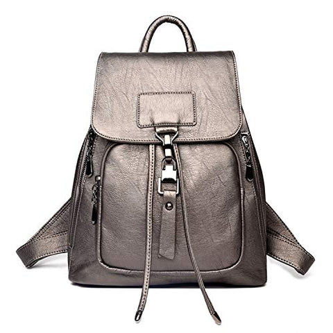 New Bagpack 2019 Backpacks for Girls Leather Women Travel Shoulder Bagladies Bagpack Large Capacity