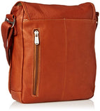 Piel Leather iPad Tablet Shoulder Bag, Saddle, One Size