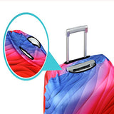 Travel Suitcase Protector Zipper Suitcase Cover Washable Print Luggage Cover 18-32 Inch