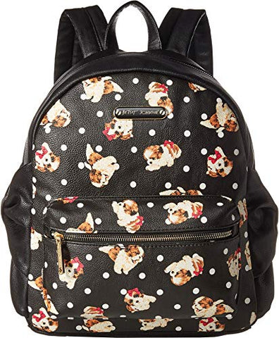 Betsey Johnson Women's Side Bow Backpack Black/Multi One Size