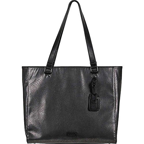 Kenneth Cole Reaction Women'S Faux Leather Single Compartment 15.0” Computer Travel Laptop Tote,