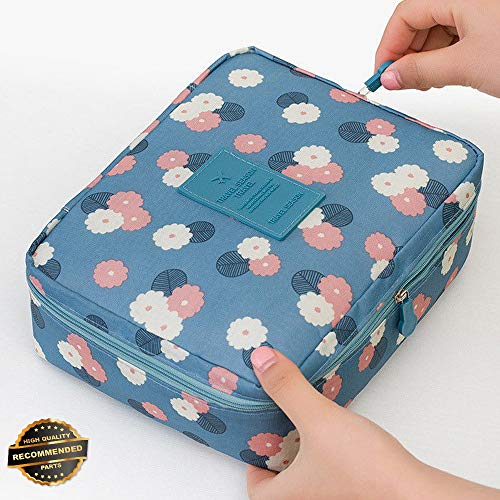 Gatton Portable Travel Makeup Toiletry Case Pouch Flower Organizer Cosmetic Bag New | Style
