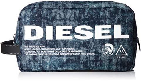 Diesel Men's THISWALLETISNOTATOY POUCHH-Beauty case, poseidon UNI