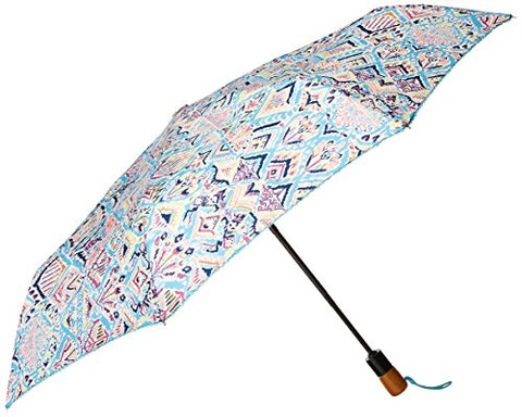 Sakroots Women's Artist Circle Boxed Umbrella, Turq Brave Beauti