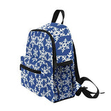 Toddler Backpack Stylish Christmas Snowflake Mini Preschool Bag for Unisex Kids