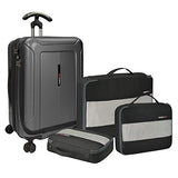 Traveler’S Choice Barcelona Polycarbonate Hardside Expandable Front Opening Spinner Luggage -