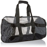 National Geographic Snorkeler Clamshell Deluxe Drawstring 2 Pocket Duffle Bag, Teal/Black