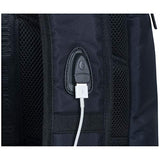 Kenneth Cole Reaction Top Zip Laptop with USB Port (RFID) Backpack, Navy One Size
