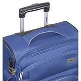Dejuno Everest 3-Piece Expandable Spinner Combination Lock Luggage Set-Navy, Blue
