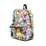 Pokemon Eevee Evolution All Over Print Backpack School Bag