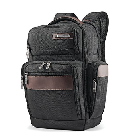 Samsonite Kombi 4 Square Backpack, Black/Brown