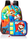 Nintendo Boys' Mario Backpack With Lunch, Blue