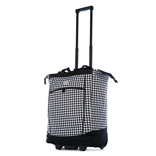 Olympia Fashion Rolling Shopper Tote - Houndstooth, 2300 cu. in.