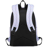 Backpack for Girls,Hey Yoo Classic Polka Dots Stripe Bookbag School Bag School Backpack for Girls School (light blue)