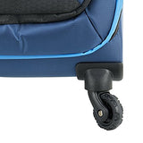 Columbia Kiger 26" Expandable Spinner Suitcase, COAL/NIGHT TIDE BLUE