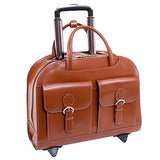Mcklein Usa Davis Brown 15.6" Leather Ladies' Laptop Case (96184A)