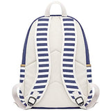 School Backpack for Girls,Hey Yoo 2019 Large Capacity Printing Canvas Backpack Bookbag School Bag for Girls School (water blue)