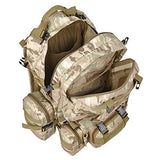 Aw Cp Camouflage Camping Bag 23X19X5.5" Oxford Nylon Backpack Travel Hike Camp Climb Military