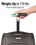 Digital Luggage Scale, Fosmon Stainless Steel Backlight Lcd Display Digital Hanging Luggage