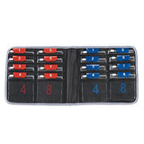 Lewis N. Clark Am/Pm Folding Pill Organizer With 16 Slide-Locking Pouches