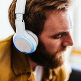 Wearhaus Arc Bluetooth Headphones, Best On-Ear Hd Stereo W/ Custom Light Ring, Wireless Sharing,