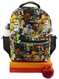 Lego Star Wars Boy's Girl's Adult 16 Inch School Backpack (One Size, Lego Star Wars)