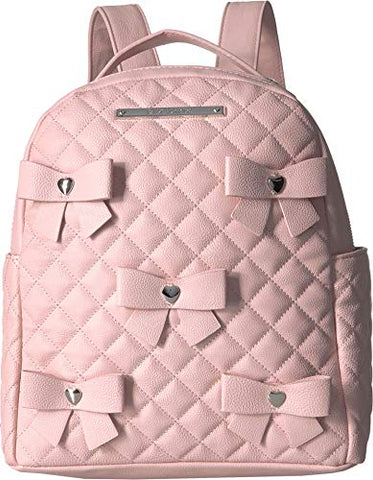 Betsey Johnson Women's Bows Backpack Blush One Size