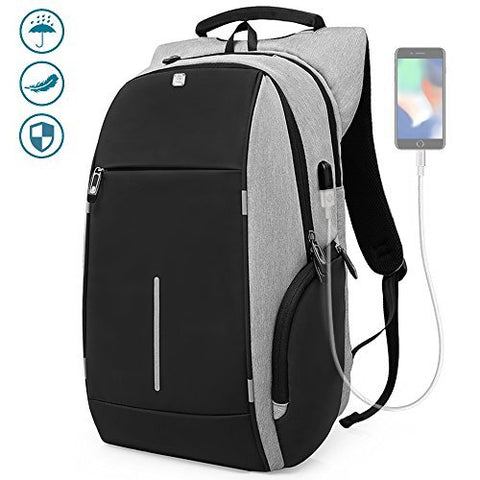Business Laptop Backpack, HiOrange Travel Anti Theft Computer Backpack with USB Charging Port,