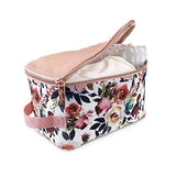 Itzy Ritzy Packing Cubes – Set of 3 Packing Cubes or Travel Organizers; Each Cube Features a Mesh Top, Double Zippers and a Fabric Handle; Blush