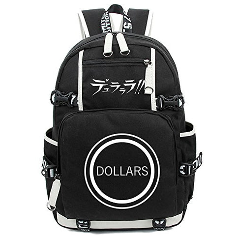 Siawasey Anime Durarara!! Cosplay Luminous Bookbag Backpack School Bag